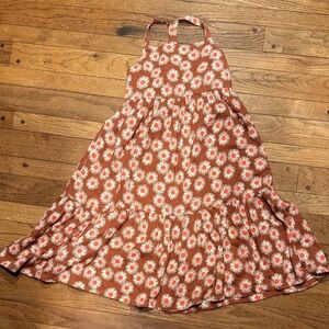 Hanna Andersson Rust Floral Blouse